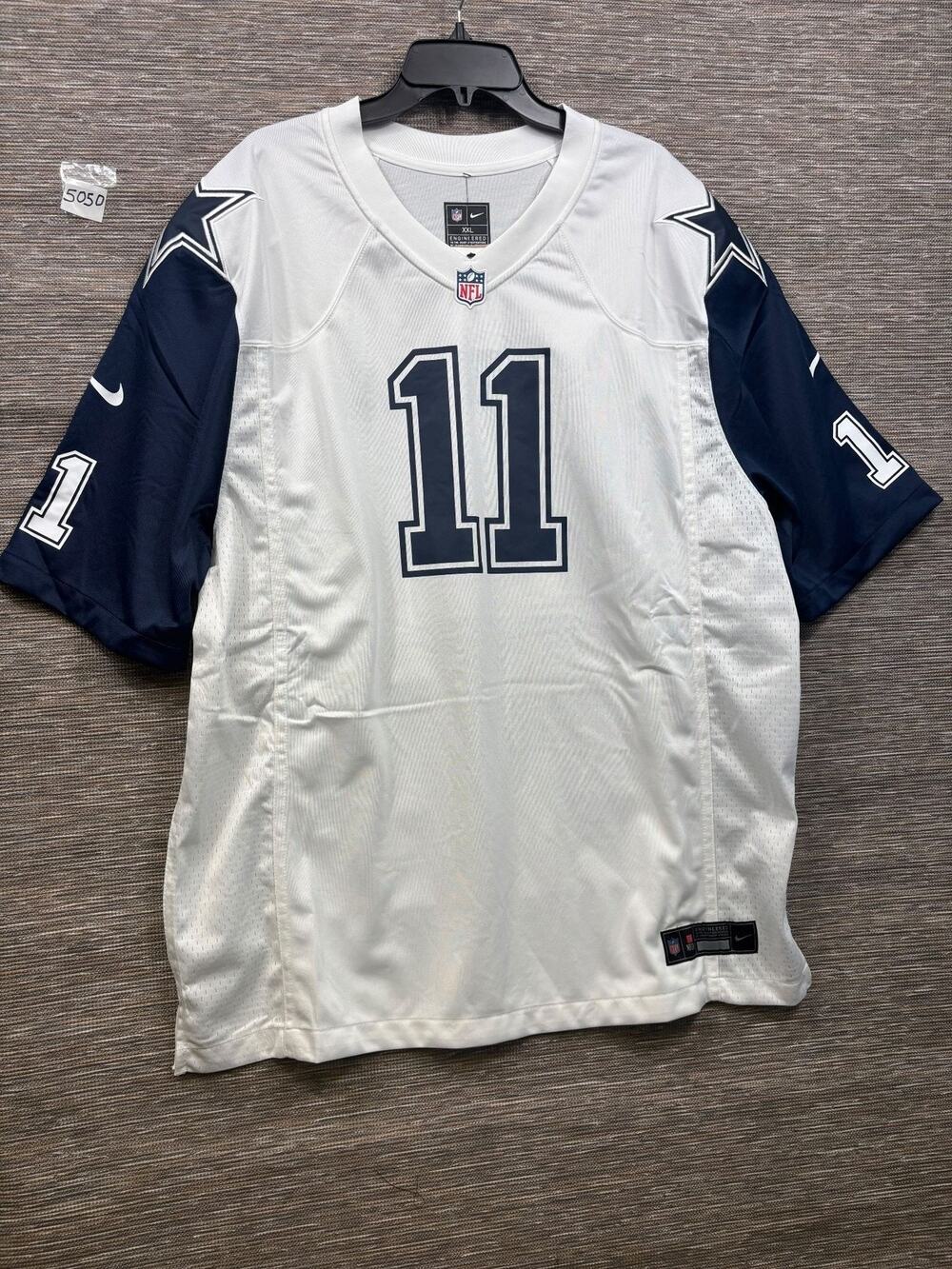 Dallas Cowboys Football Jersey Mens 2XL White NFL Nike Parsons #11 On Field NEW